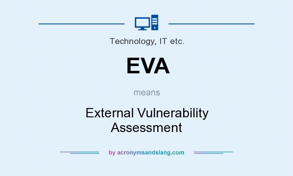 What does EVA mean? It stands for External Vulnerability Assessment