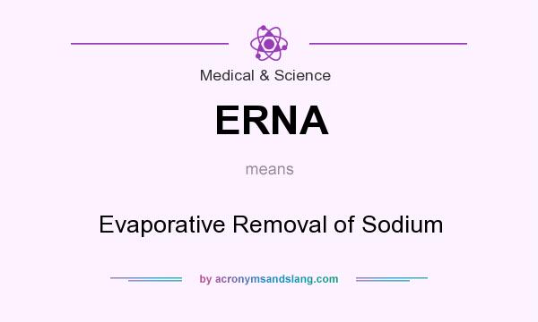 What does ERNA mean? It stands for Evaporative Removal of Sodium