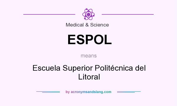What does ESPOL mean? It stands for Escuela Superior Politécnica del Litoral