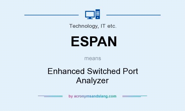 What does ESPAN mean? It stands for Enhanced Switched Port Analyzer