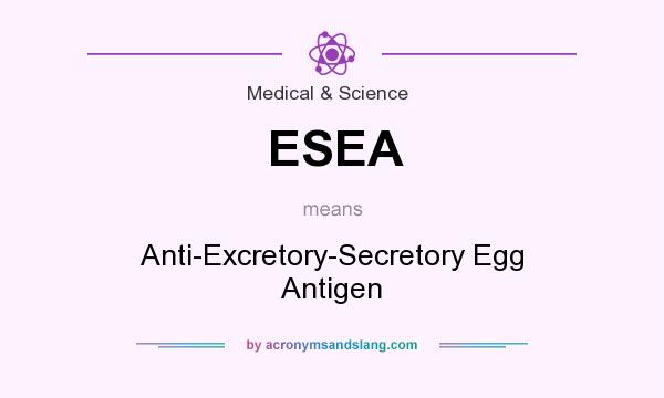 What does ESEA mean? It stands for Anti-Excretory-Secretory Egg Antigen