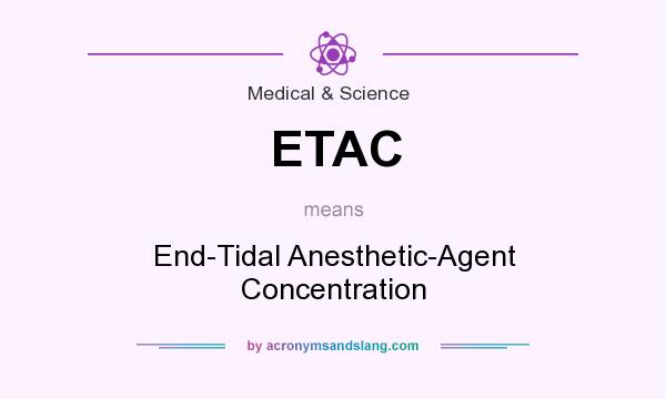 What does ETAC mean? It stands for End-Tidal Anesthetic-Agent Concentration