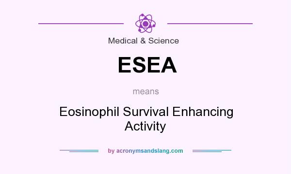 What does ESEA mean? It stands for Eosinophil Survival Enhancing Activity