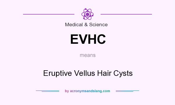 What does EVHC mean? It stands for Eruptive Vellus Hair Cysts