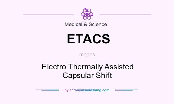 What does ETACS mean? It stands for Electro Thermally Assisted Capsular Shift