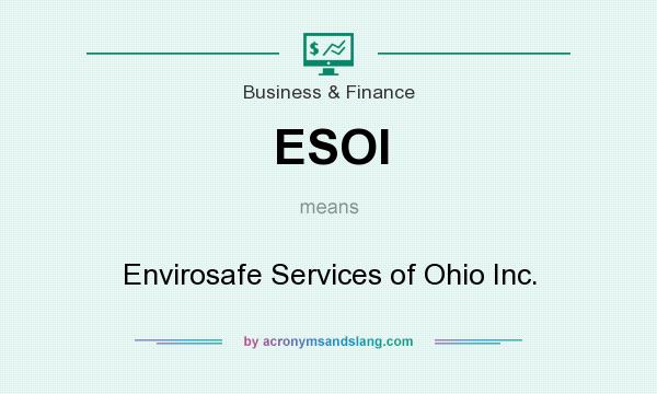 What does ESOI mean? It stands for Envirosafe Services of Ohio Inc.