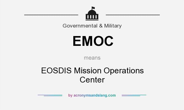 What does EMOC mean? It stands for EOSDIS Mission Operations Center