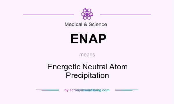 What does ENAP mean? It stands for Energetic Neutral Atom Precipitation