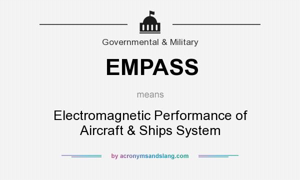 What does EMPASS mean? It stands for Electromagnetic Performance of Aircraft & Ships System