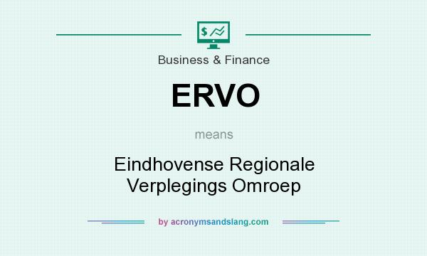 What does ERVO mean? It stands for Eindhovense Regionale Verplegings Omroep