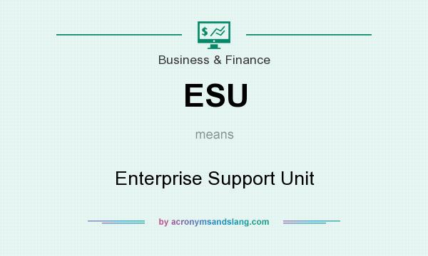 What does ESU mean? It stands for Enterprise Support Unit