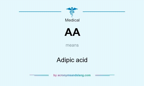 What does AA mean? It stands for Adipic acid