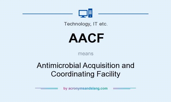 What does AACF mean? It stands for Antimicrobial Acquisition and Coordinating Facility