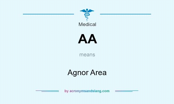 What does AA mean? It stands for Agnor Area