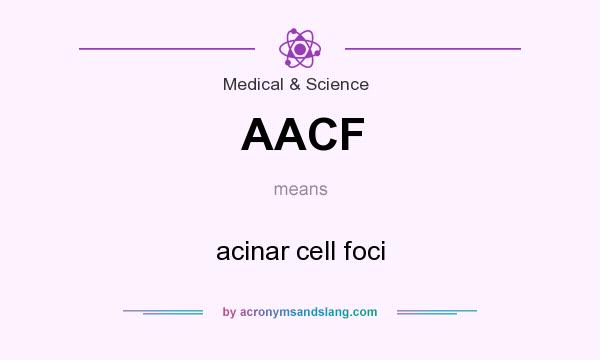 What does AACF mean? It stands for acinar cell foci