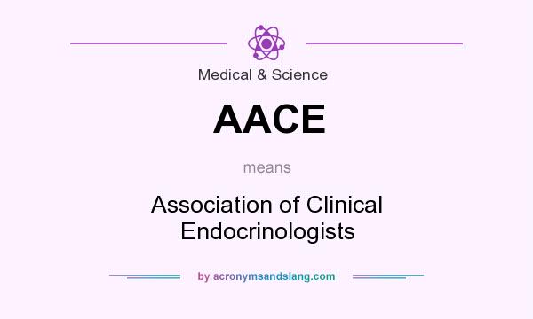 What does AACE mean? It stands for Association of Clinical Endocrinologists