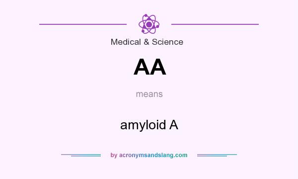 What does AA mean? It stands for amyloid A