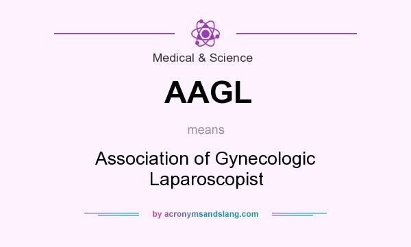 What does AAGL mean? It stands for Association of Gynecologic Laparoscopist