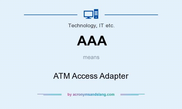 What does AAA mean? It stands for ATM Access Adapter
