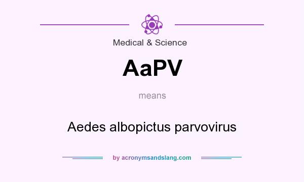 What does AaPV mean? It stands for Aedes albopictus parvovirus