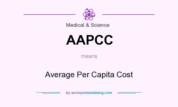 What does AAPCC mean? It stands for Average Per Capita Cost
