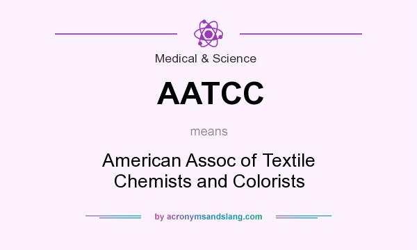 What does AATCC mean? It stands for American Assoc of Textile Chemists and Colorists