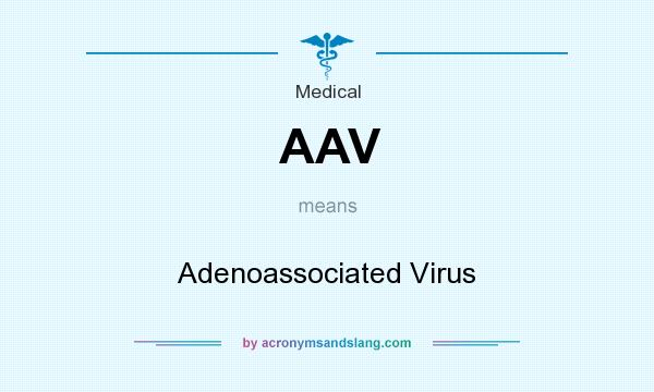 What does AAV mean? It stands for Adenoassociated Virus