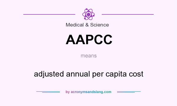 What does AAPCC mean? It stands for adjusted annual per capita cost