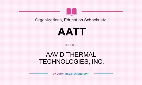 What does AATT mean? It stands for AAVID THERMAL TECHNOLOGIES, INC.