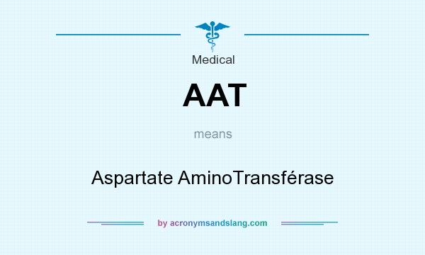What does AAT mean? It stands for Aspartate AminoTransférase
