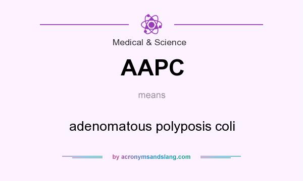 What does AAPC mean? It stands for adenomatous polyposis coli
