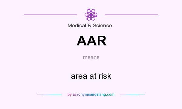 What does AAR mean? It stands for area at risk