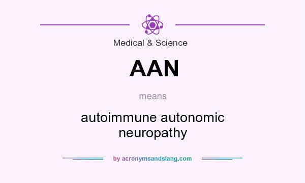 What does AAN mean? It stands for autoimmune autonomic neuropathy