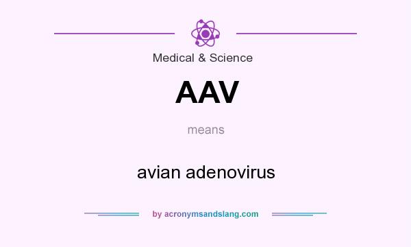 What does AAV mean? It stands for avian adenovirus
