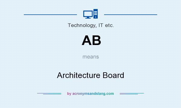 What does AB mean? It stands for Architecture Board