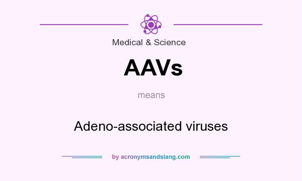 What does AAVs mean? It stands for Adeno-associated viruses