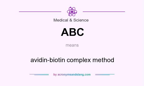 What does ABC mean? It stands for avidin-biotin complex method