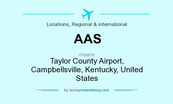What does AAS mean? It stands for Taylor County Airport, Campbellsville, Kentucky, United States