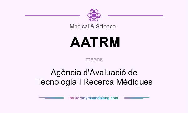 What does AATRM mean? It stands for Agència d`Avaluació de Tecnologia i Recerca Mèdiques
