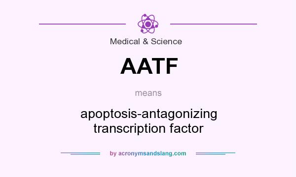 What does AATF mean? It stands for apoptosis-antagonizing transcription factor
