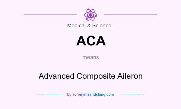 What does ACA mean? It stands for Advanced Composite Aileron