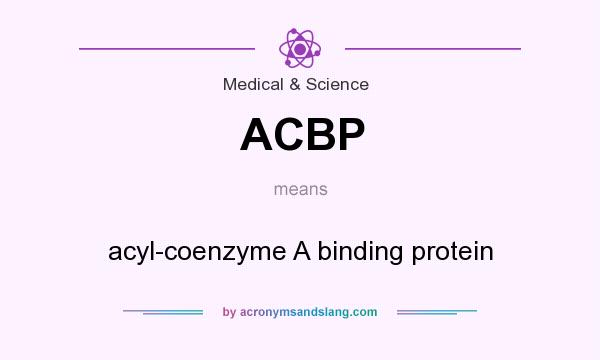 What does ACBP mean? It stands for acyl-coenzyme A binding protein