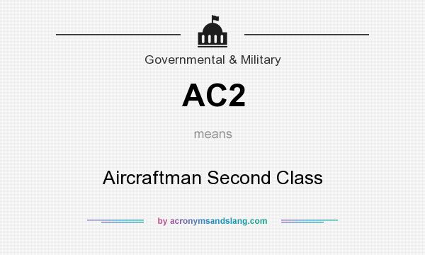 What does AC2 mean? It stands for Aircraftman Second Class