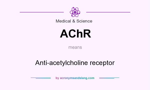 What does AChR mean? It stands for Anti-acetylcholine receptor