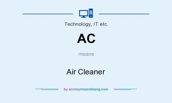 What does AC mean? It stands for Air Cleaner