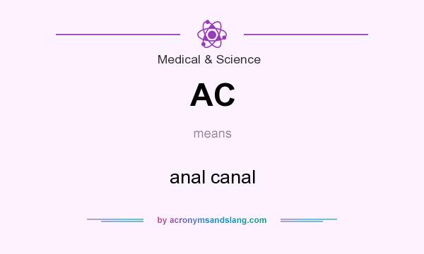 What does AC mean? It stands for anal canal