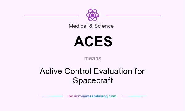What does ACES mean? It stands for Active Control Evaluation for Spacecraft