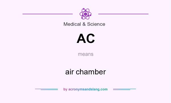 What does AC mean? It stands for air chamber