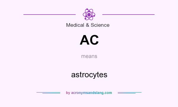 What does AC mean? It stands for astrocytes