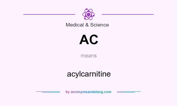 What does AC mean? It stands for acylcarnitine
